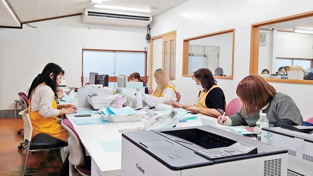 お弁当の受注事務